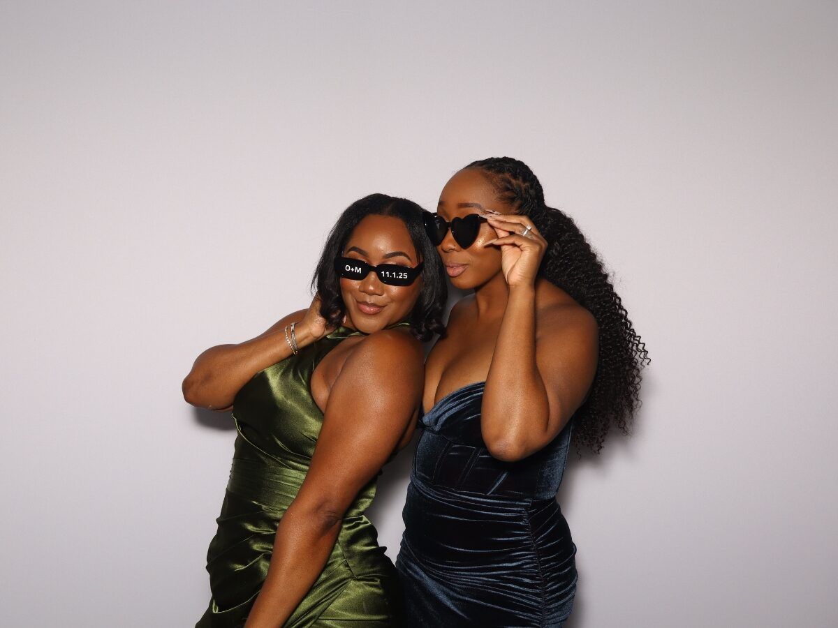 Guests in the open-air photo booth 2